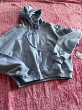 VOLCOM STONE true To This Hoodie Get Up Zip NWT S Blue Women s