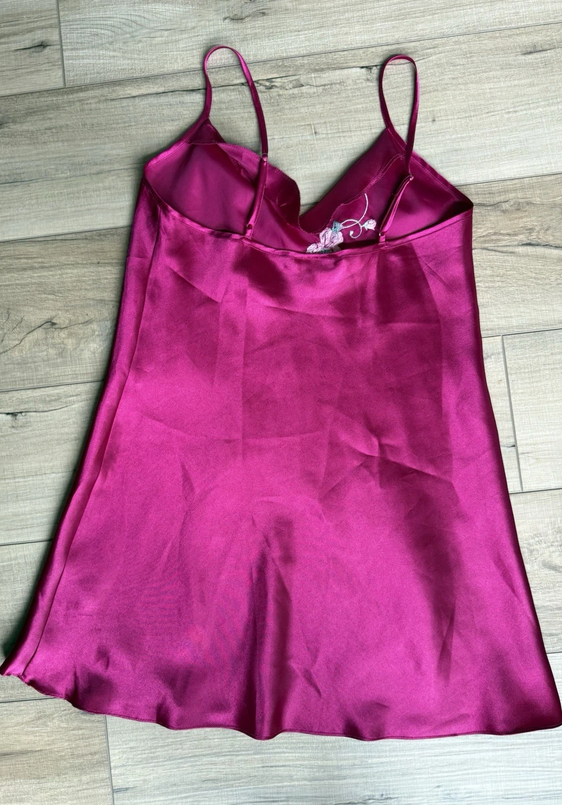 Camicia da notte vintage Undercover Wear Tiffany’s Closet rosa caldo donna media usata in ottime condizioni