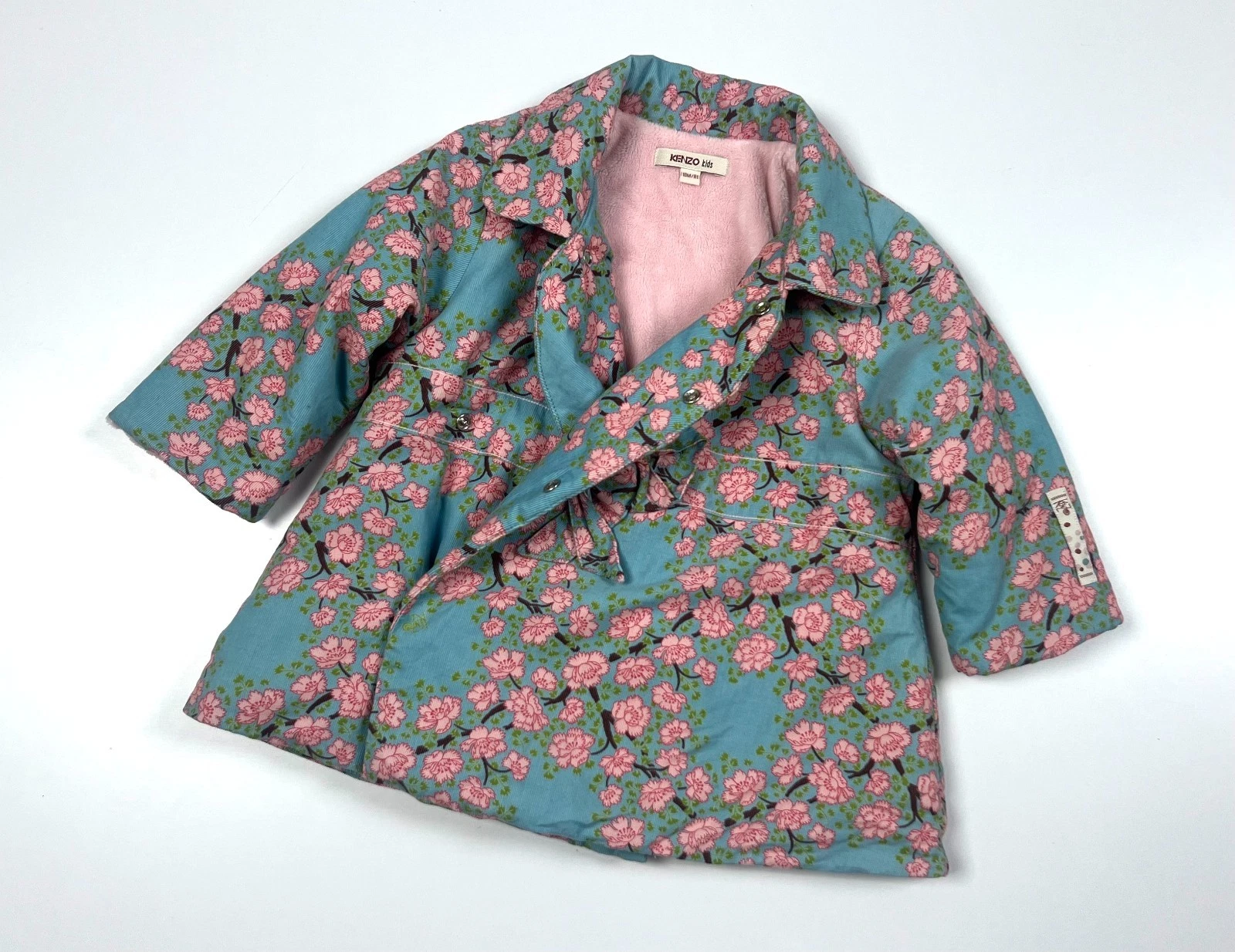 Girls KENZO Kids Floral Print Casual Jacket Windbreaker Size 18M 81cm