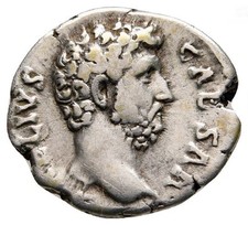 Rome-Aelius (136-138 AD). Denarius. Denarius, Rome 136-138 AD Silver 3.1 g. Rare