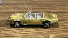 Vintage Redline Hot Wheels Custom Firebird Gold Diecast Car - Hong Kong