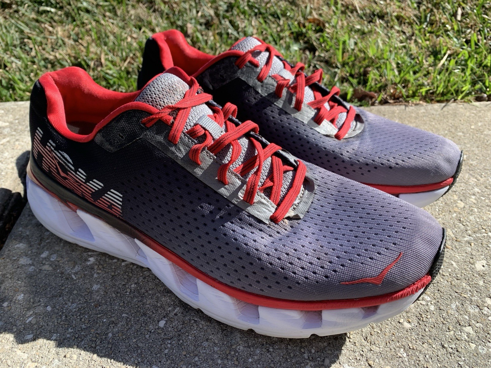 Size 11.5 - HOKA Men's Hoka One One Elevon BRNR Road Running Athletic Sneakers thumbnail 3