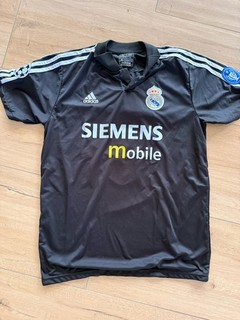 Real Madrid Fußballtrikot Zinedine Zidan Schwarz Gr. L