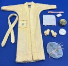 Vintage Barbie Singing in the Shower #988 Bright Yellow New Clean w/ Accessories