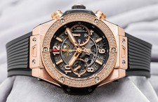 Hublot Big Bang Unico King Gold Diamonds 42mm Box Black Dial 441.OX.1180.RX.1104 5