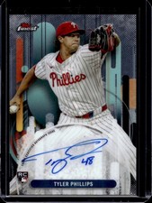 2025 Topps Finest Tyler Phillips Auto RC Rookie #FA-TP Phillies