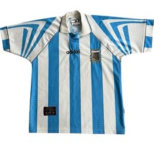 Vintage 1996-97 Adidas Argentina AFA Home Soccer Jersey Size 1(S) Maradona Messi
