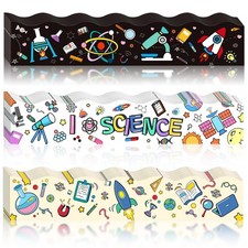 78ft Science Bulletin Board Border, Science Bulletin Board Decorations for Cl...