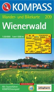Wienerwald: Wander- und Bikekarte. GPS-genau. 1:50.000 | Buch | Zustand gut