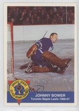 1993-94 High Liner Greatest Goalies Johnny Bower #9 HOF 0a3
