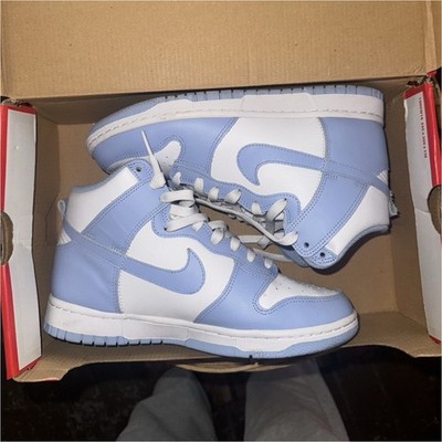 Nike dunk high white aluminum women s 7.5