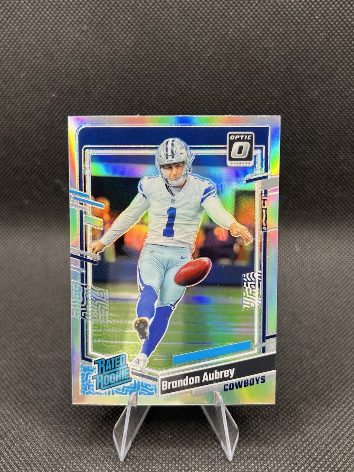 2023 Panini Donruss Optic Football - Cowboys Brandon Aubrey Holo #226 (RC) NM 🔥