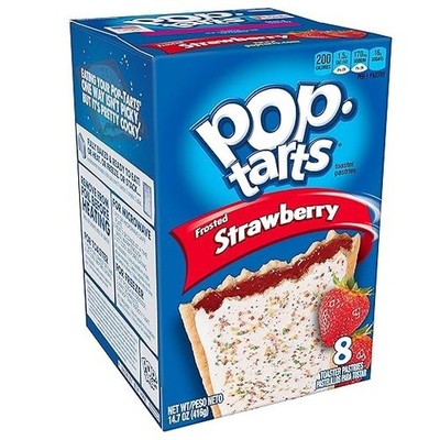 Kellogg's Pop Tarts Erdbeer-Glasur, 416 g