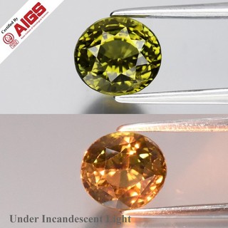 💎 AIGS CERTIFIED 2.71ct VVS Oval Natural Color Change Chrysoberyl Alexandrite