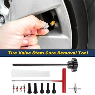 Tire Valve Stem Puller Set Puller Multi-function Wrench Valve Cores 1Set