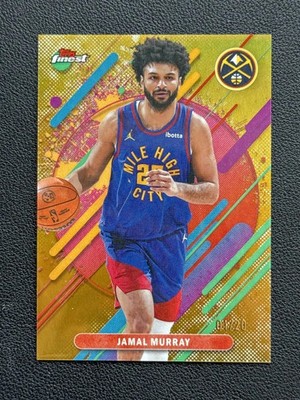 2025-26 Topps Finest Jamal Murray Gold Refractor 01/20 SSP Nuggets Canada