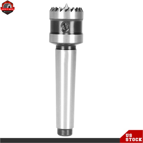 1Inch Crown Multi Spur Wood Turning Lathe Drive Center with MT2 Arbor New - Afbeelding 2 van 10