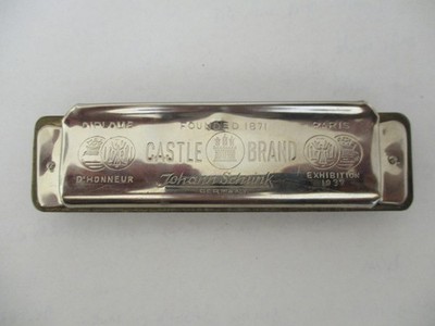 Mundharmonika Johann Schunk castle brand sky chief prifessional Harmonica A-440