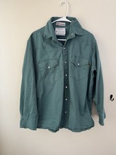 Just In Trend FR Flame Resistant Work Shirt Large HRC 2 Snap Button