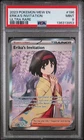 2023 POKEMON MEW EN-151 ULTRA RARE #196 ERIKA'S INVITATION PSA 9