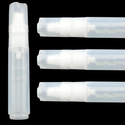 4pcs Empty Acrylic Markers 10mm Blank Flat Head Graffiti Markers White Fillable