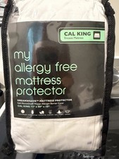 Bloomingdale's My Allergy Free Mattress Protector, Cal King White