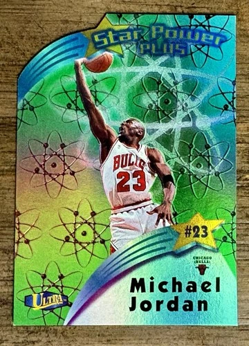 MICHAEL JORDAN 1997-98 FLEER ULTRA STAR POWER PLUS DIE CUT #1