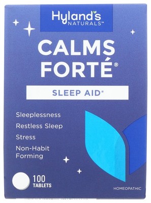 Hylands Naturals Calms Forte Sleep Aid Tablets 100 Count 1 Pack