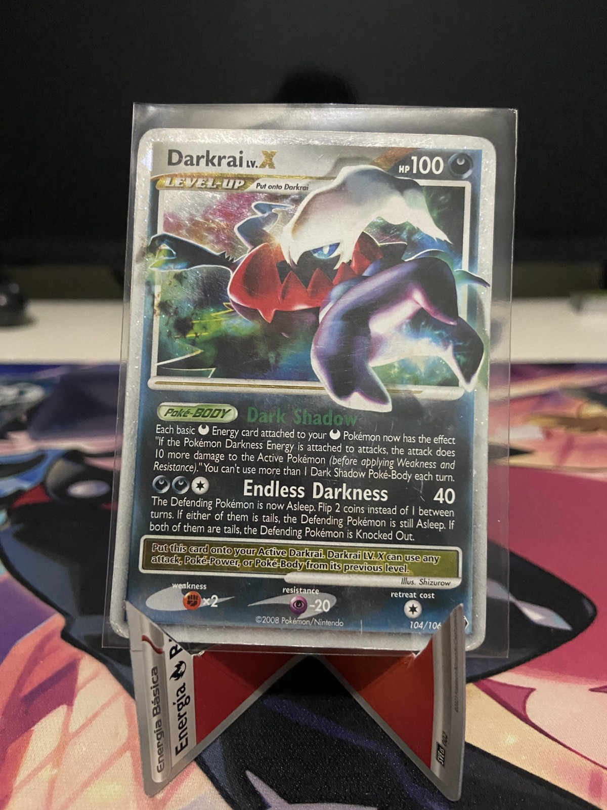 Darkrai LV.X Holo Card 104/106 Great Encounters Series MP/HP