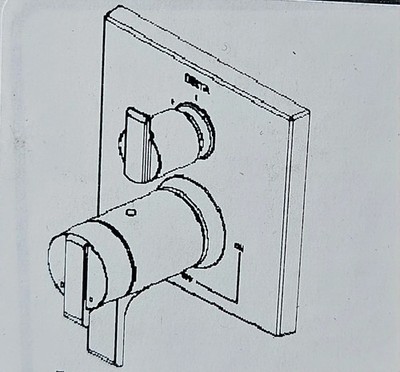 Delta Ara T27T867-SS 2-Handle Valve Trim Kit with 3-Setting Diverter - Stainless
