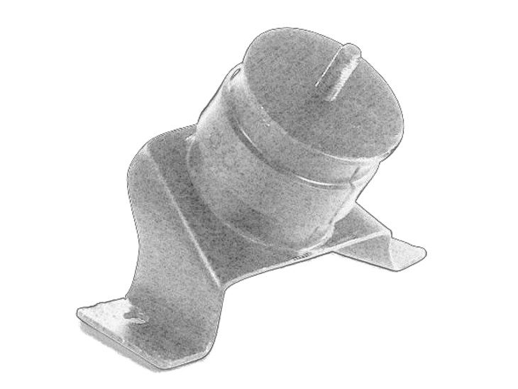 Fits S-TR STR-1201236 Engine mount STR-1201236 Engine mount front L fits: IVECO