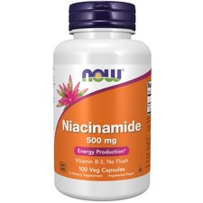Niacinamide 500 mg 100 Caps By Now Foods