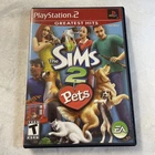 Sims 2 Pets - Sony PlayStation 2 PS2 Complete in Box CIB Tested Works
