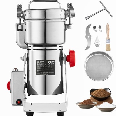 Uimoso Elektrische Getreidemühle Maschine für Mais und Gewürze 150-2500g