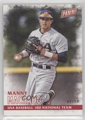 2016 Panini Black Friday Thick Stock 4/50 Manny Machado #25 0oo8