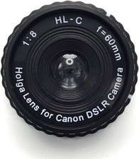 Holga 60mm f/8 Lens for Canon DSLR Black 