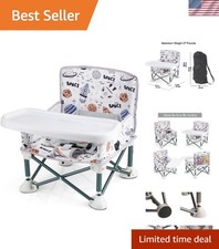 Lightweight Portable Baby Chair with Washable Fabric  Travel Friendly Design