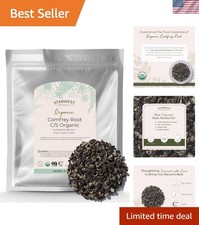 Organic Dried Comfrey Root - Natural Herb for Topical Applications, 1 lb