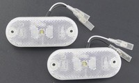 2 X Jokon LED Begrenzungsleuchte PLR2002 Weiss FüR PKW AnhäNger 12V