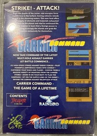 Atari Jaguar Carrier Command Cartridge Brand New Complete CIB