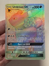 Umbreon GX (Rainbow) Sun & Moon 154/149 Secret Rare Pokemon Card LP on eBay