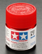 Tamiya Acrylic X-7 Red Paint Jar 81507