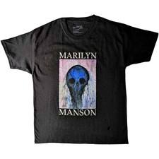 Image of Marilyn Manson Kids T-Shirt Halloween Painted Hollywood Black (11-12yrs)