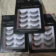   Ardell Professional Faux Mink Lightweight 4 PR Eyelashes 817. Lot Off 3