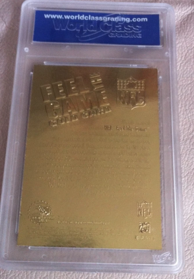 PEYTON MANNING AUTOGRAPHED 1998 PICK 23KT GOLD Graded GEM MT 10 RETRO ROOKIE - Image 3 of 3