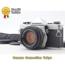 Prism OK Top MINT Olympus OM-1 35mm Film Camera Zuiko OM 50mm f/1.8 Lens JAPAN