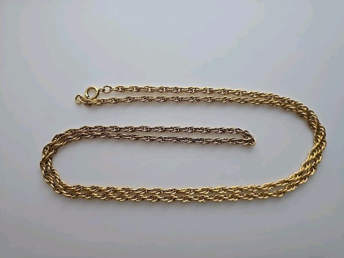 Speidel 12K Gelbgold gefüllt 3mm Seil Kette 30" Halskette - Bild 3 von 7
