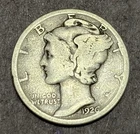 1926-D Mercury Dime - Better Date 90% Silver