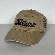 Titleist TPC Sawgrass Hat OSFA Adjustable Buckle Beige New Era Golf Cap Active