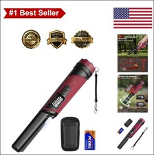 Metal Detector Pinpointer IP68 Fully Waterproof Handheld LCD LED Light High